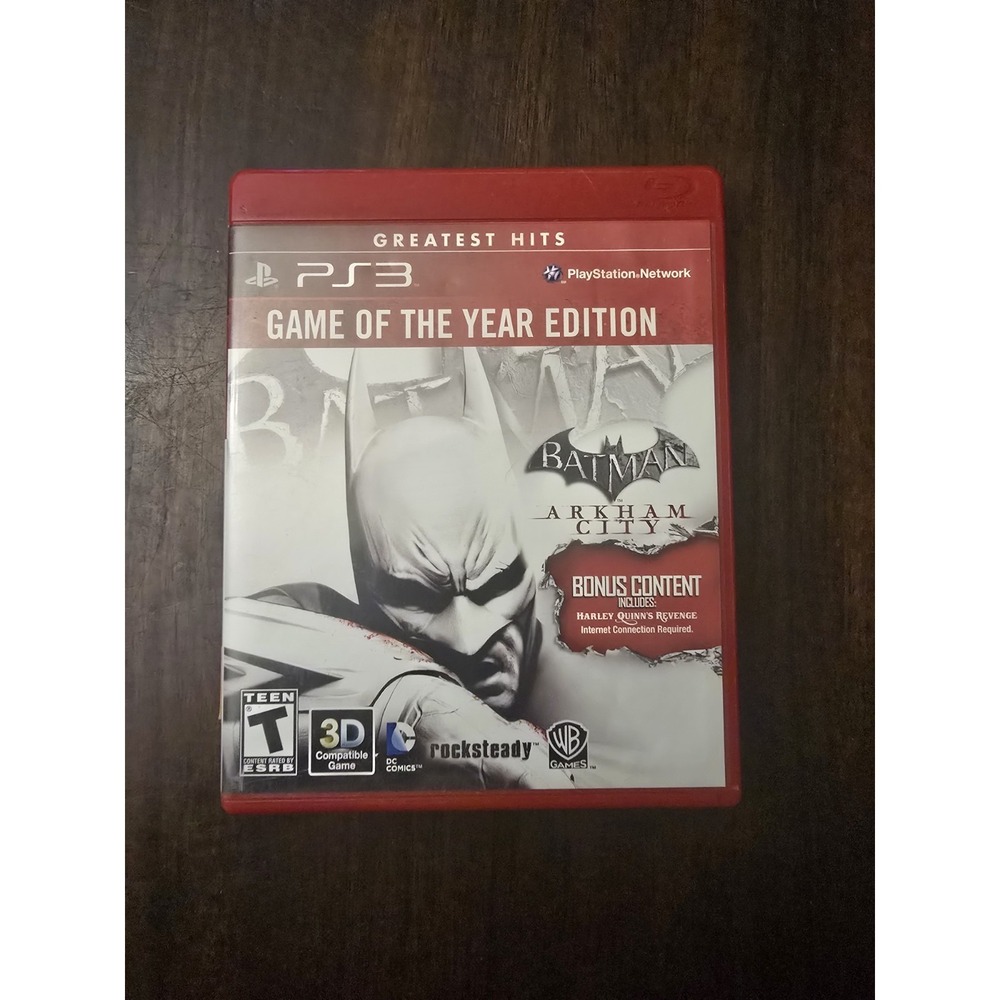 Batman Arkham City Sony PlayStation 3‎ PS3 Game of the Year Edition TESTED